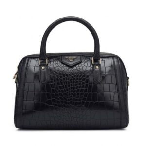 Women Textured Structured Leather Handheld Bag